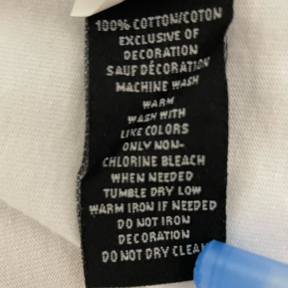 HUDSON Eternity Bc/Ad Men’s Shark Mouth Appliqué Men’s White T-Shirt Medium - Picture 7 of 9